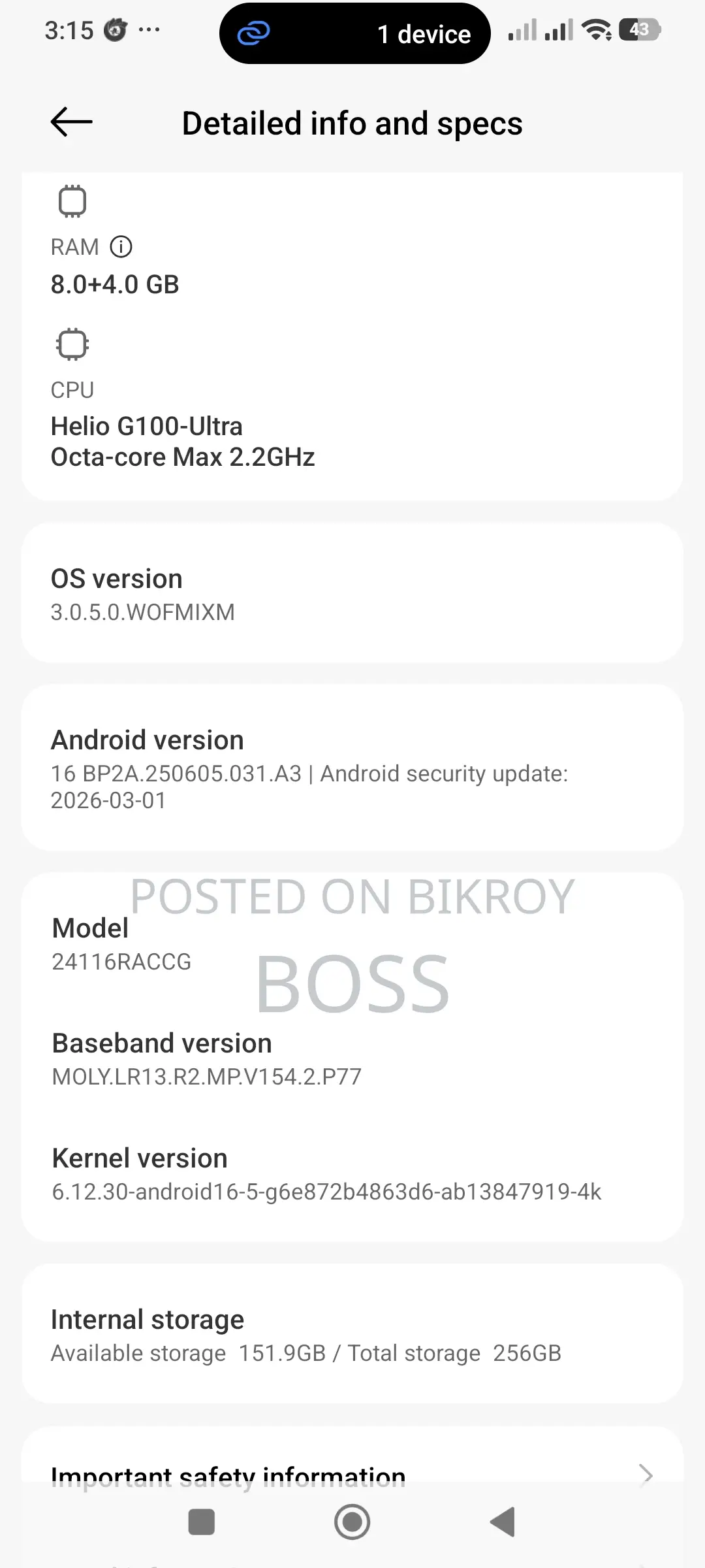 Xiaomi Redmi Note 14 Pro (Used)