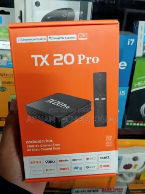 TX20 PRO Android TV Box - 12K Resolution 16GB RAM and 256GB ROM