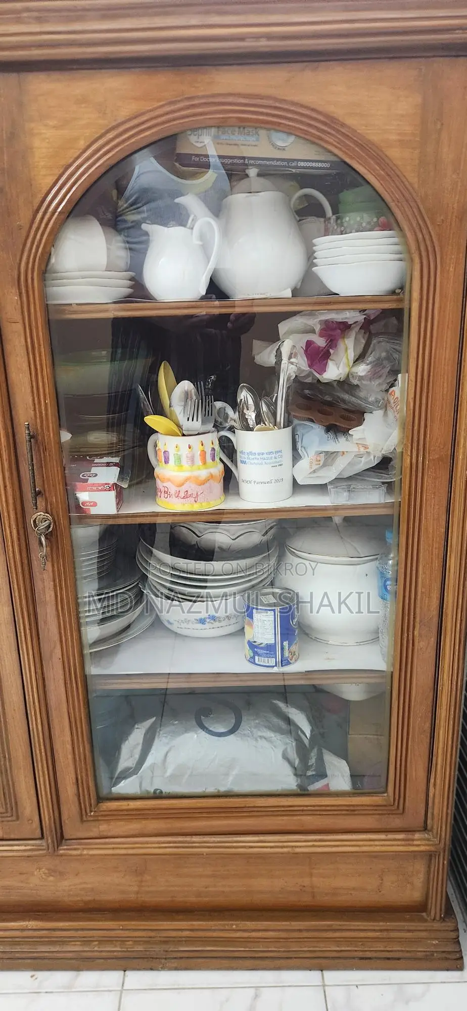 Teak Wood Showcase for Sale