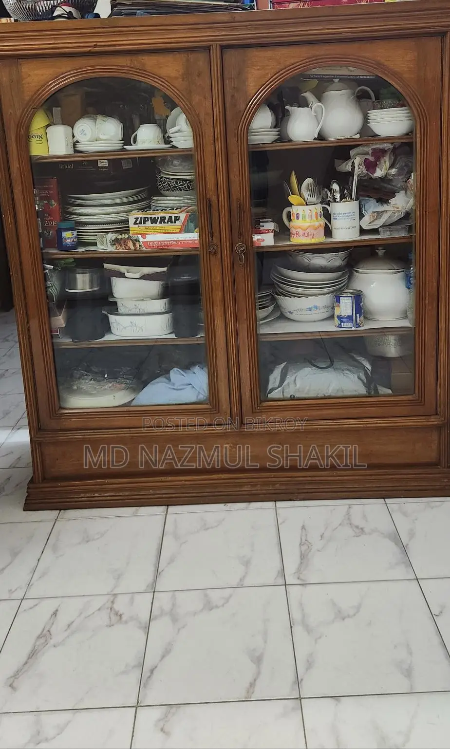 Teak Wood Showcase for Sale