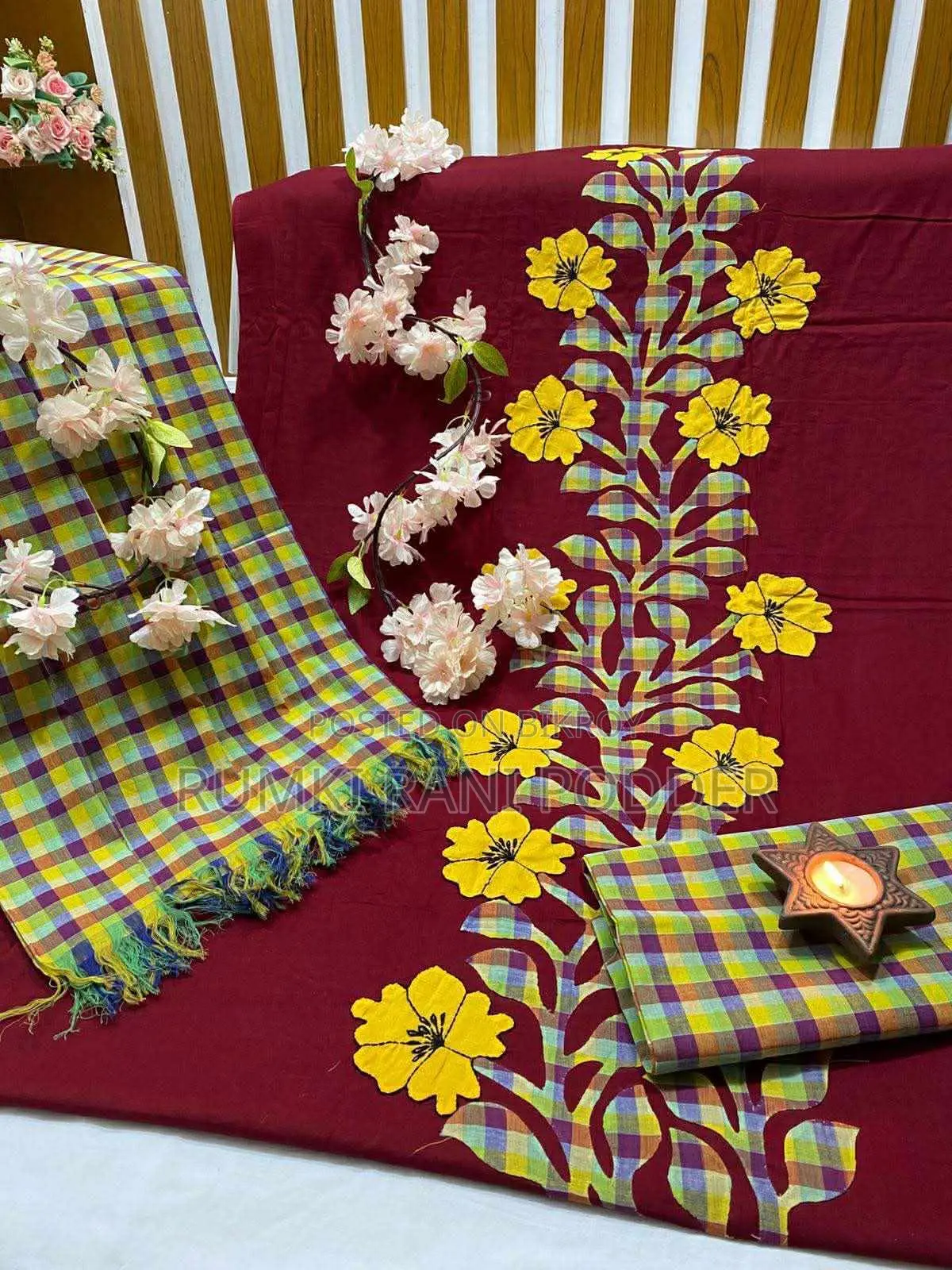 Cutwork Three-Piece Set