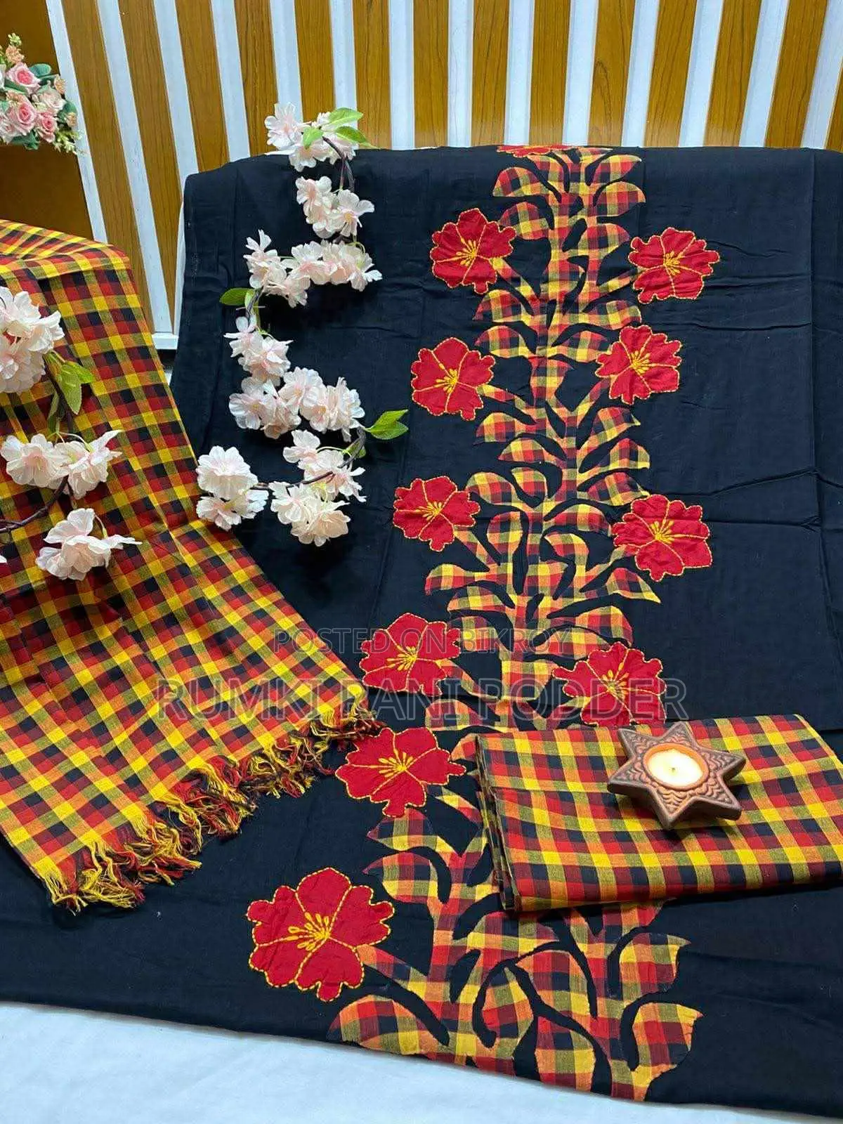 Cutwork Three-Piece Set