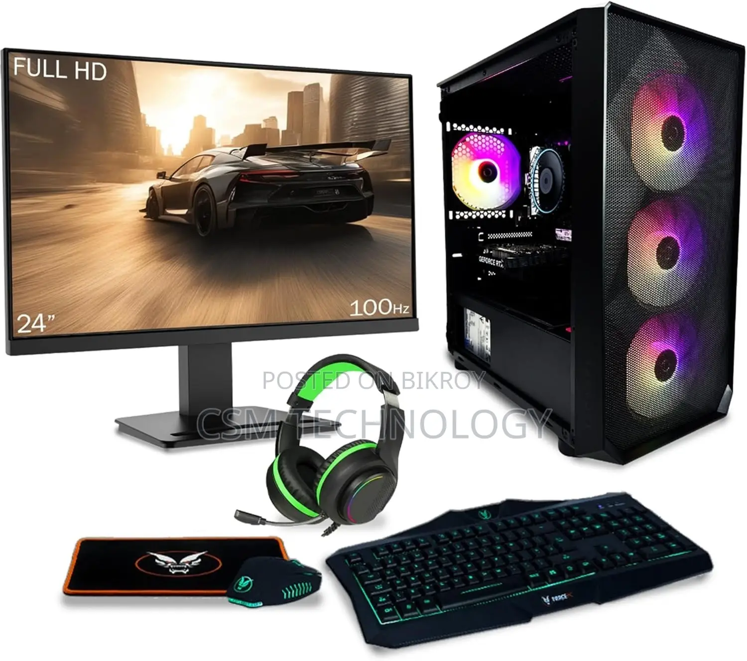 8GB RAM CORE i7 1TB/128GB-SSD_4GB Graphics With Dell 19" LED