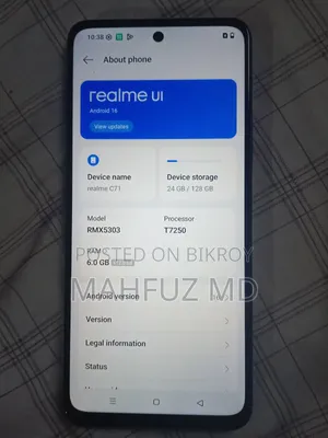 Realme C71 128 GB Black