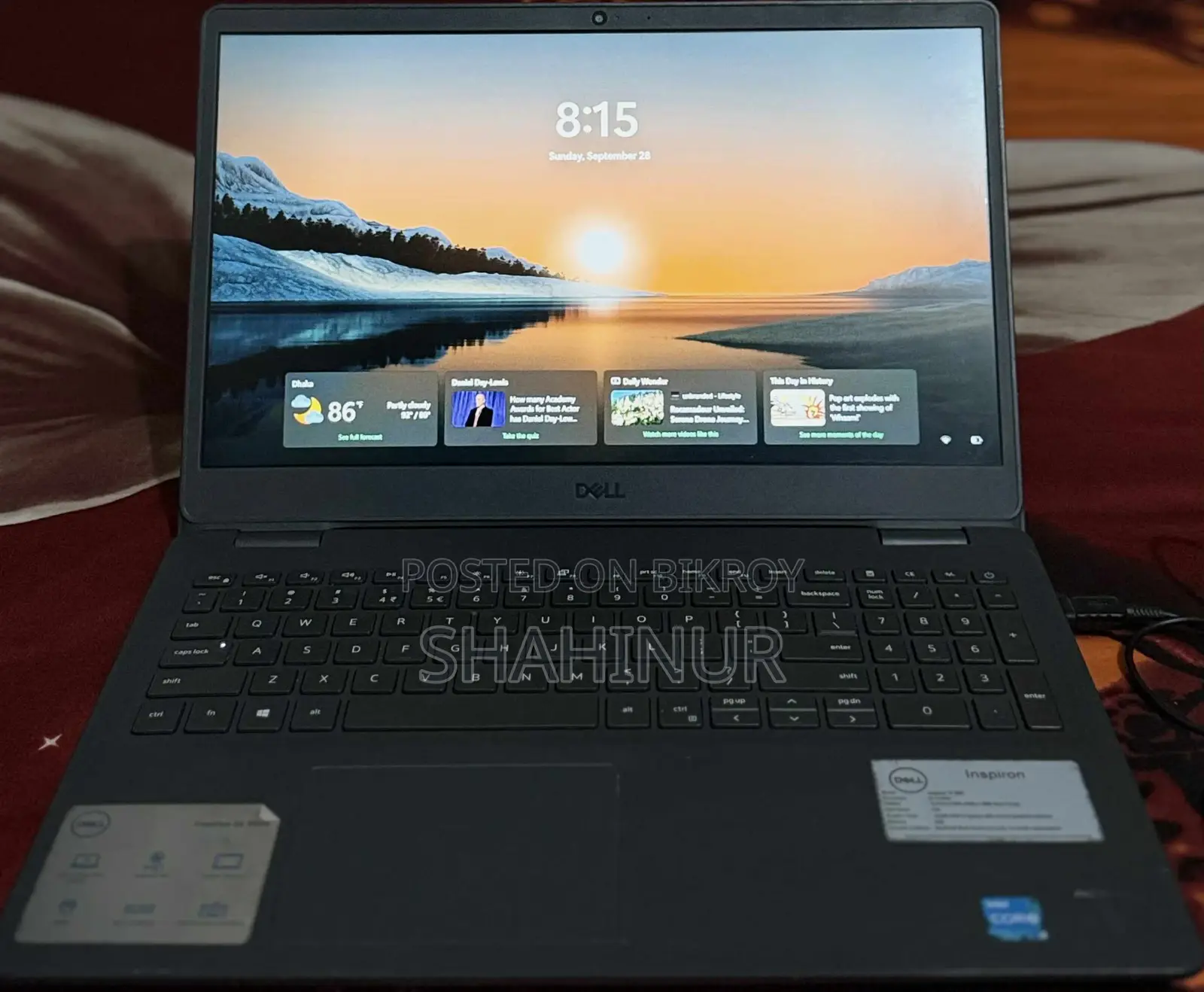 Laptop Dell Inspiron 15 3000 4GB Intel Core I3 SSD 128GB