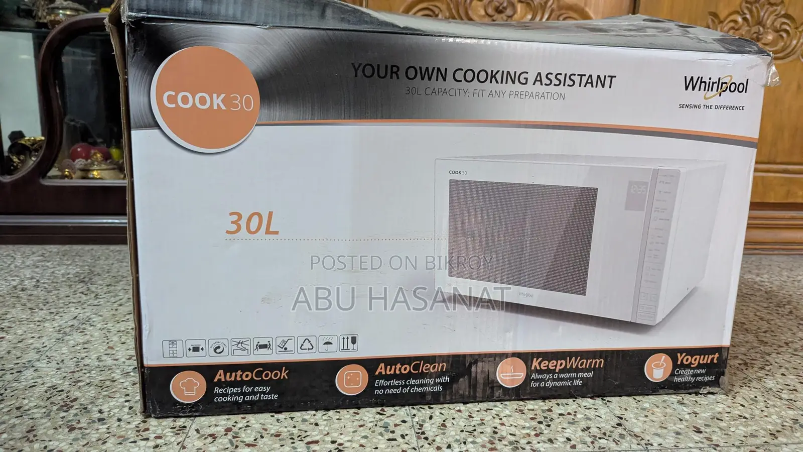 Whirlpool Magicook Pro 30ge Grill Microwave 30L