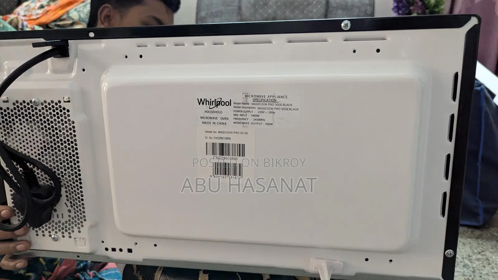 Whirlpool Magicook Pro 30ge Grill Microwave 30L