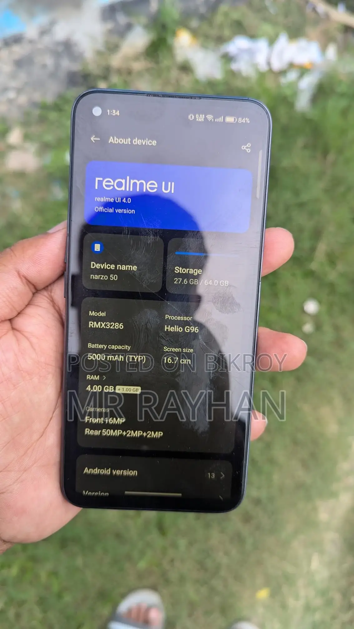 Realme Narzo 50 4/64 (Used)