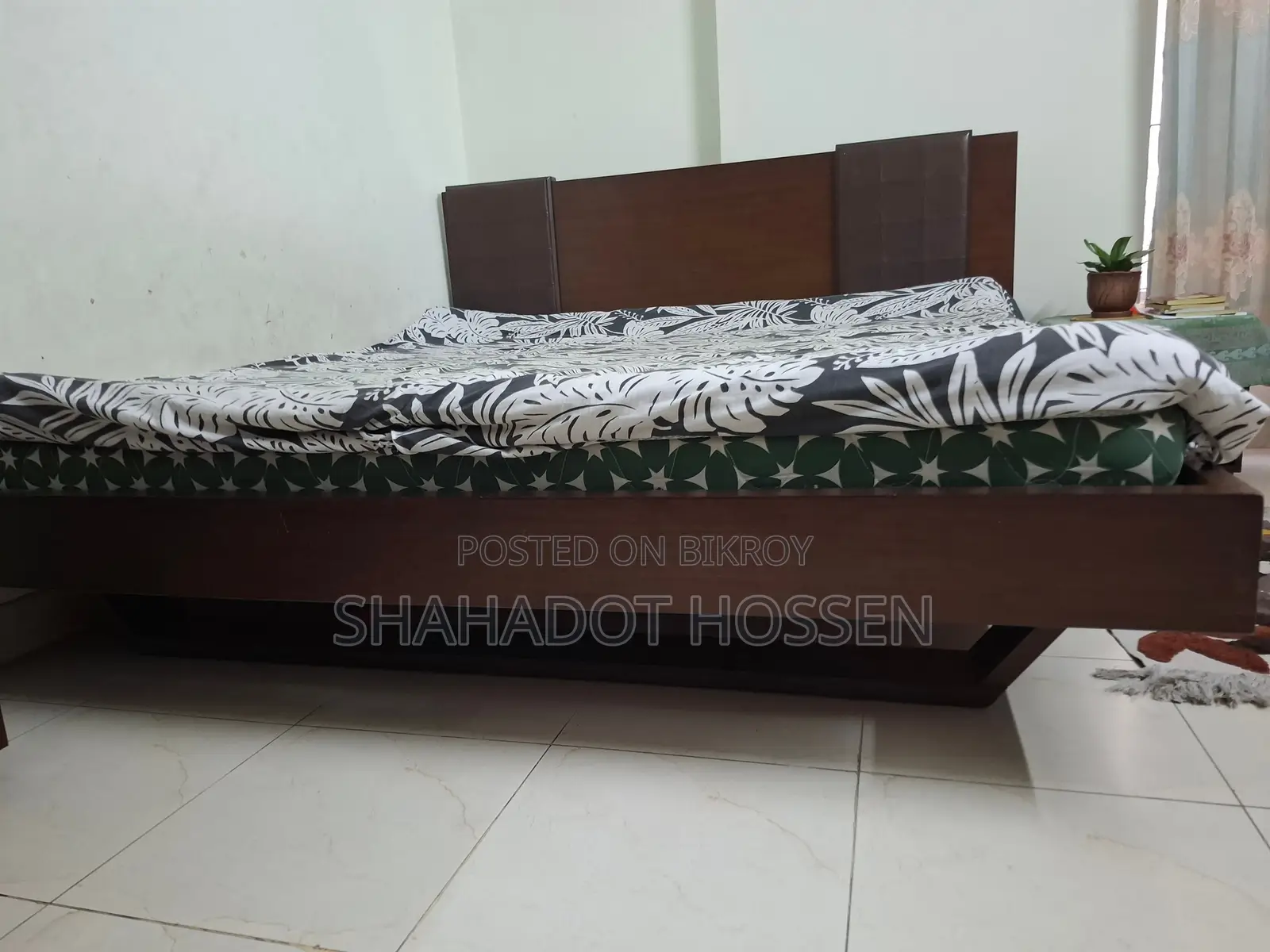 খাট ৭ ফিট বাই ৬ফিট