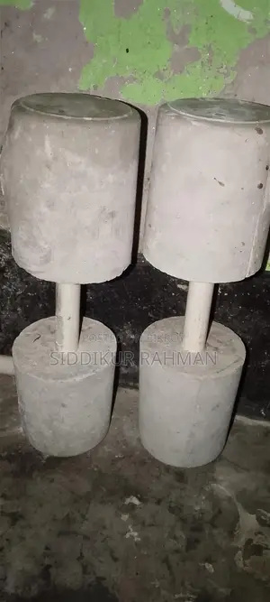 2 Small and 1 Large Dumbbell for Sale