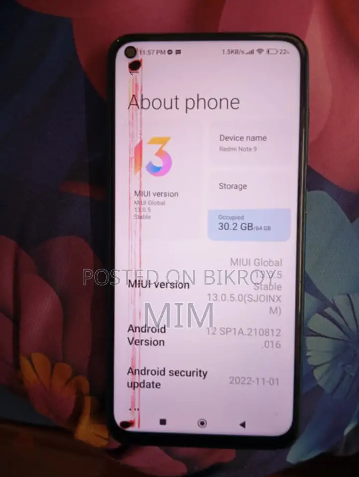 Xiaomi Redmi Note 9 4/64GB (Used)
