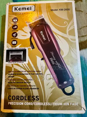 Kemei Professional Cordless Hair Clipper Trimmer