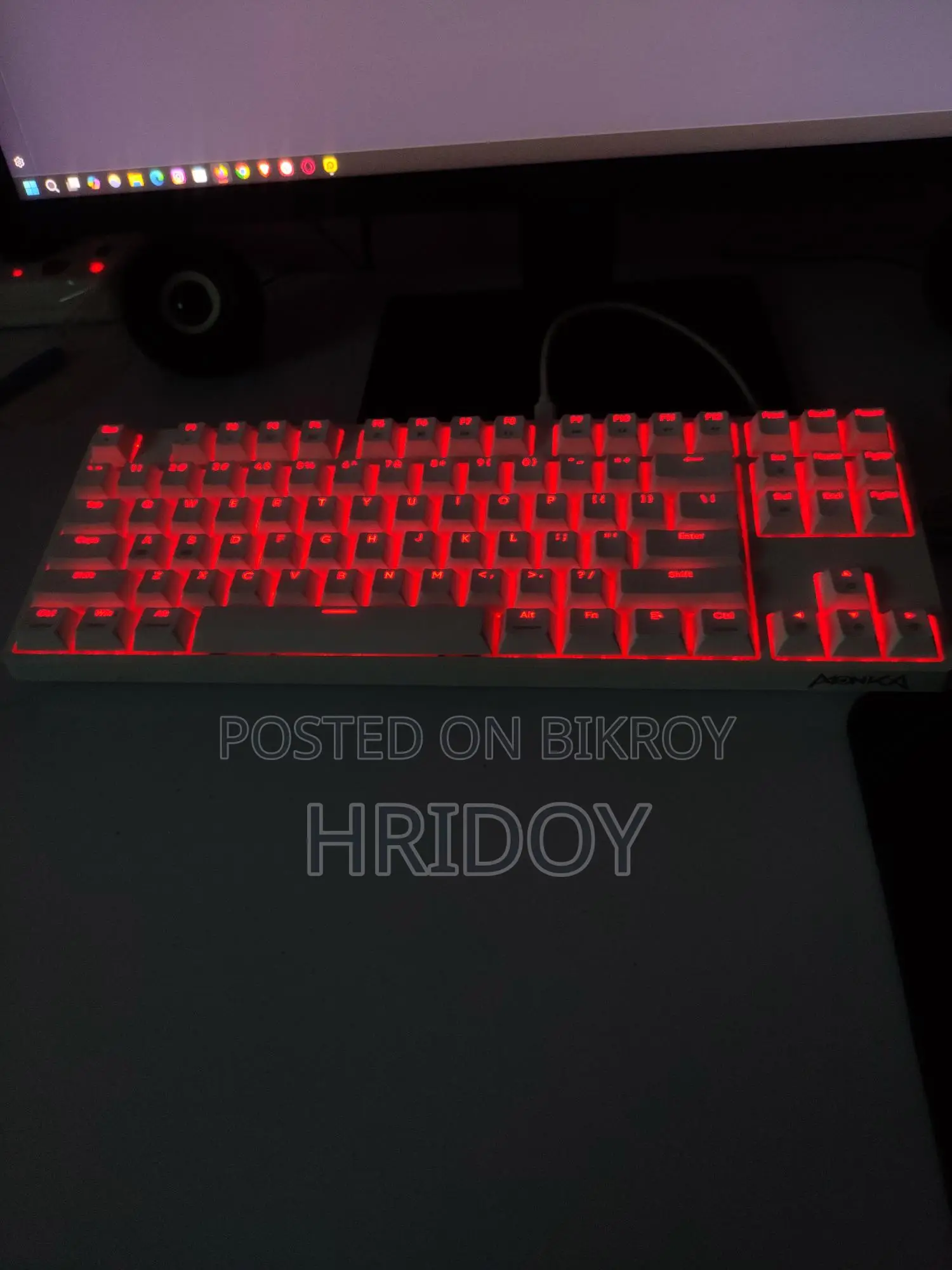 Monka A87 Mechanical Hotswappable Keyboard