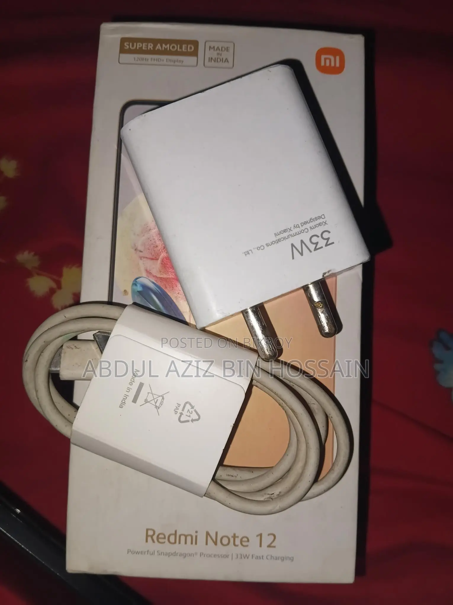 Xiaomi Redmi Note 12 4G, 6GB Ram 64GB Rom (Used)