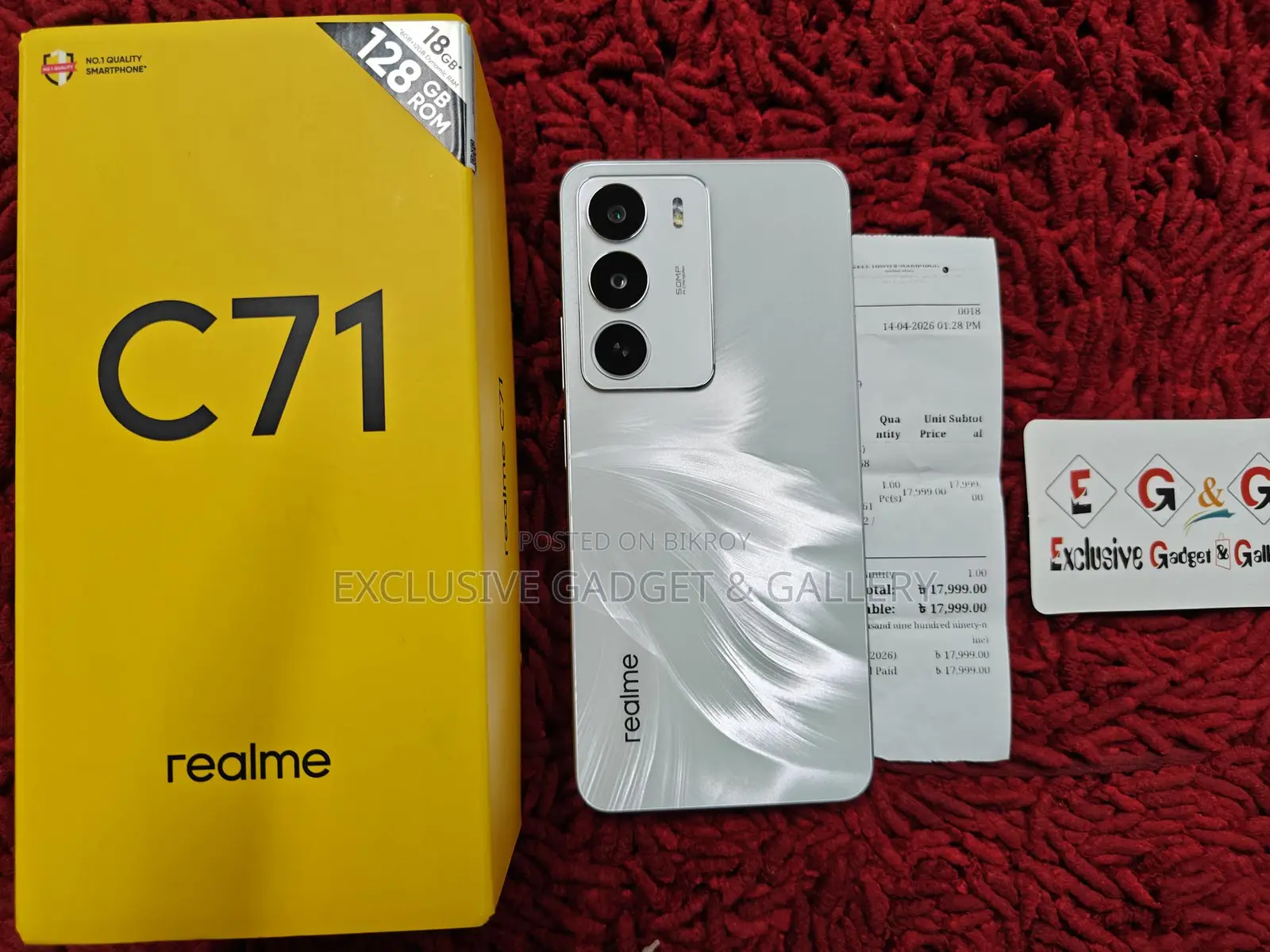 Realme C71 6+128GB 8days Used (Used)