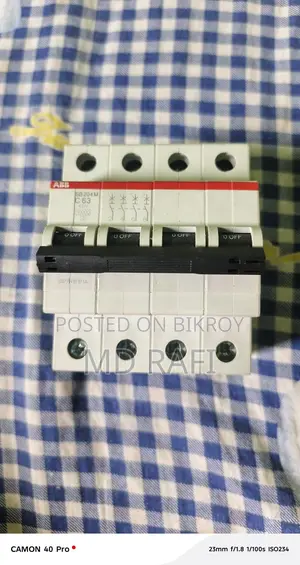 ABB Original Circuit Breaker 4-Pole 63A 420 Volt