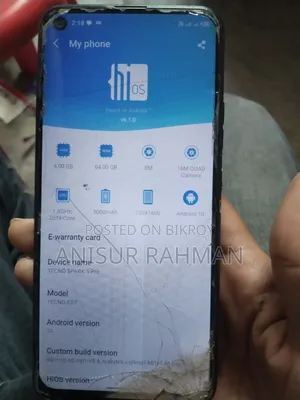 Tecno Spark 5 Pro 64 GB Black
