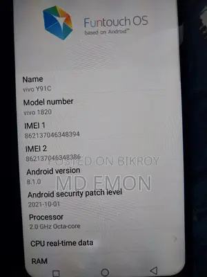 Vivo Y91c 2/32 (Used)