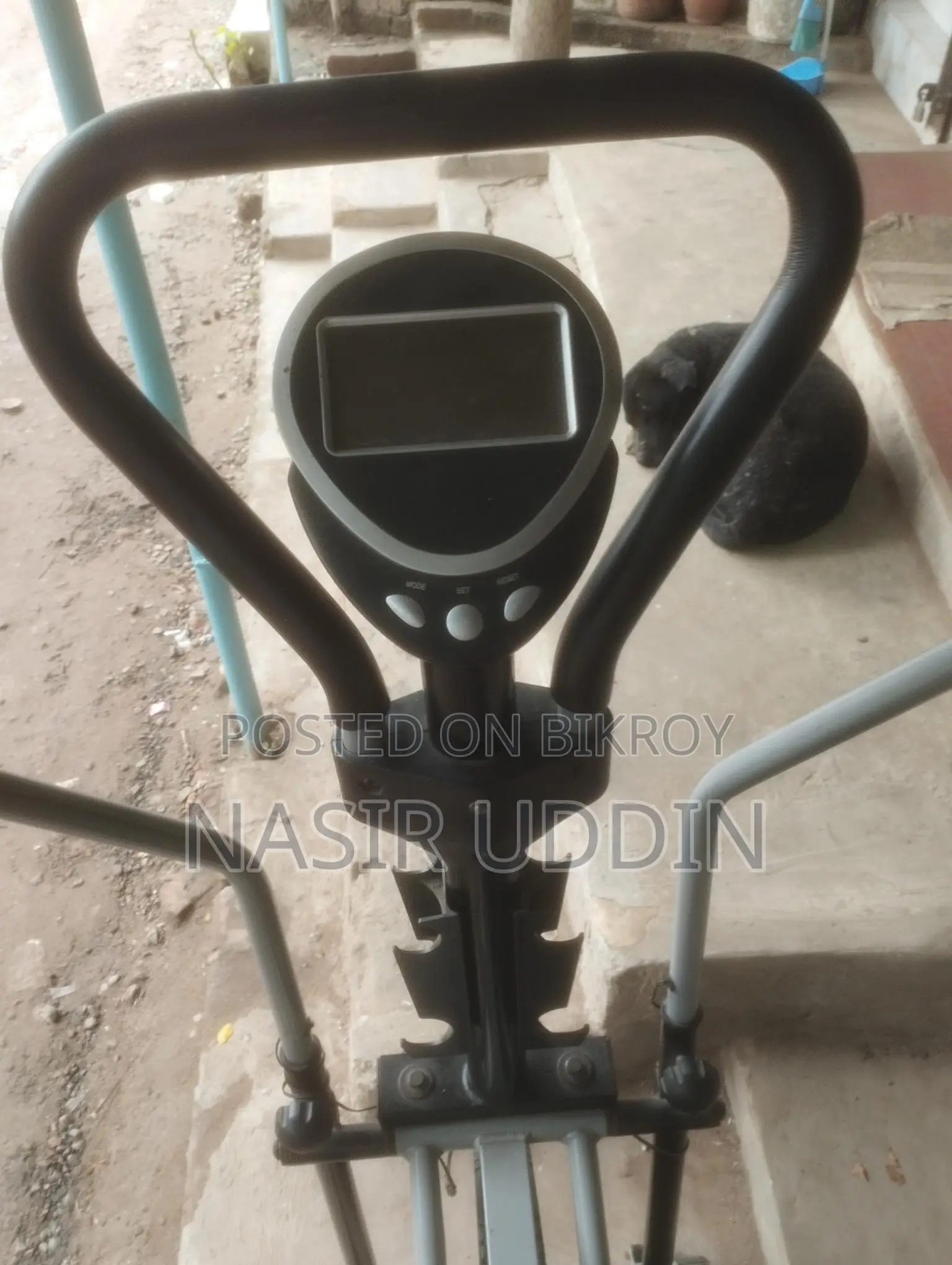 Get Fit with this 2-in-1 Elliptical Cross Trainer and Exercise Bike