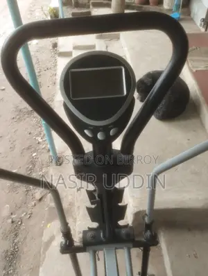 Get Fit with this 2-in-1 Elliptical Cross Trainer and Exercise Bike