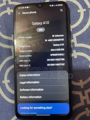Samsung Galaxy A10 (Used)