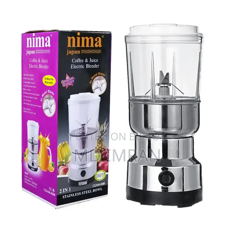 Nima 2-in-1 Electric Grinder and Juicer Blender
