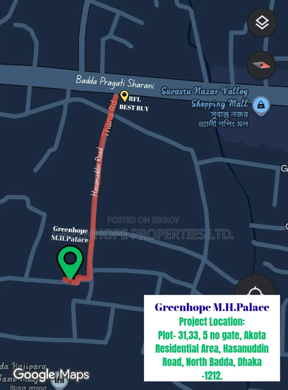5 Minutes Walk from Main Road; Near Metro Rail Station