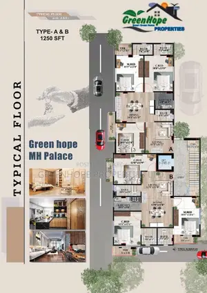 5 Minutes Walk from Main Road; Near Metro Rail Station