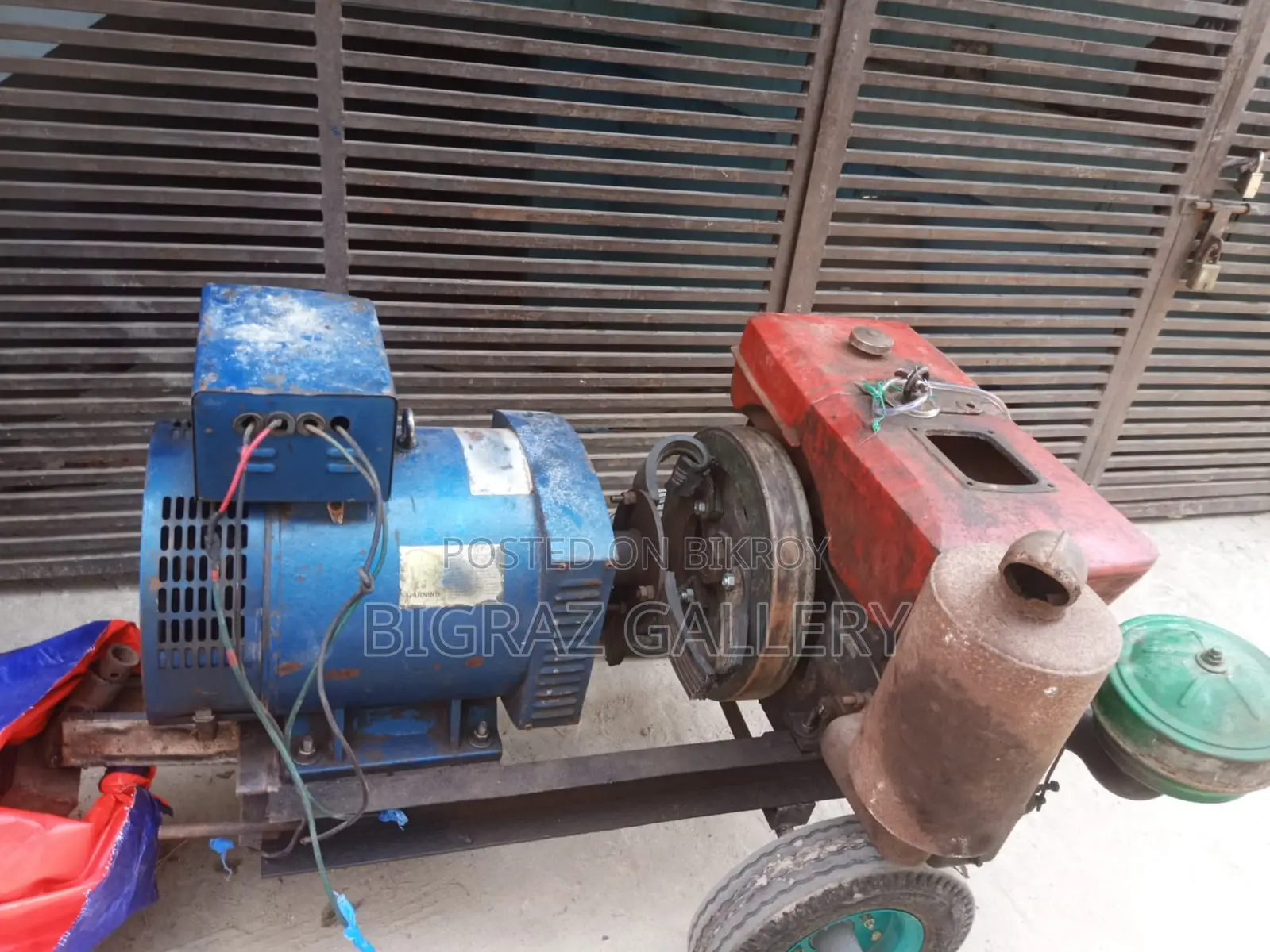 15 Kw Kajoli Generator 30hp Sifang Machine with 3-Wheeler