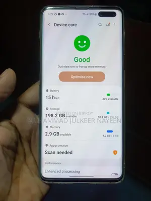 Samsung Galaxy S10 5G, Curve, display 8+256 (Used)