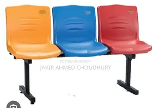 3-Seater Public Seating Chair (Multi-Color)