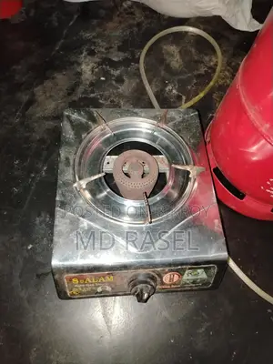 Gas Stove and Empty Cylinder
