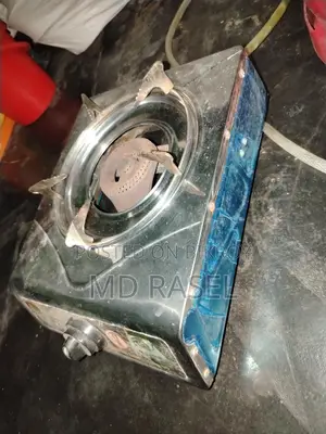 Gas Stove and Empty Cylinder