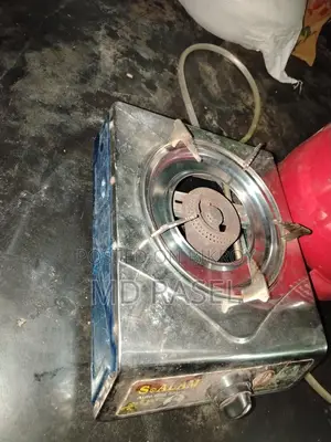 Gas Stove and Empty Cylinder