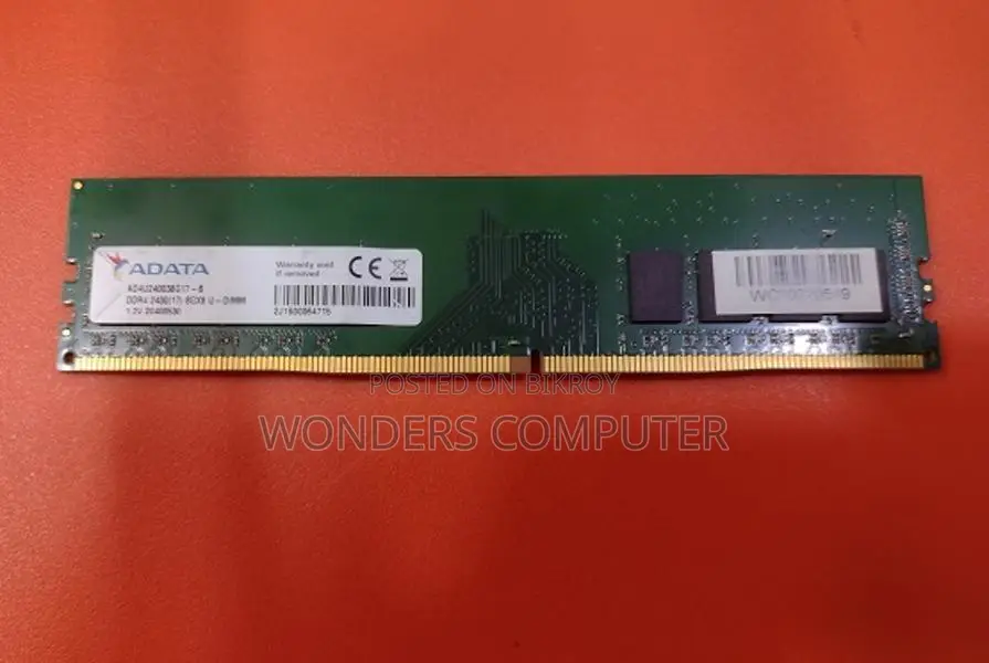 ADATA অরিজিনাল ৪জিবি DDR4 ২৪০০ মেগাহার্টজ ডেস্কটপ র‍্যাম ওয়ারেন্টিসহ