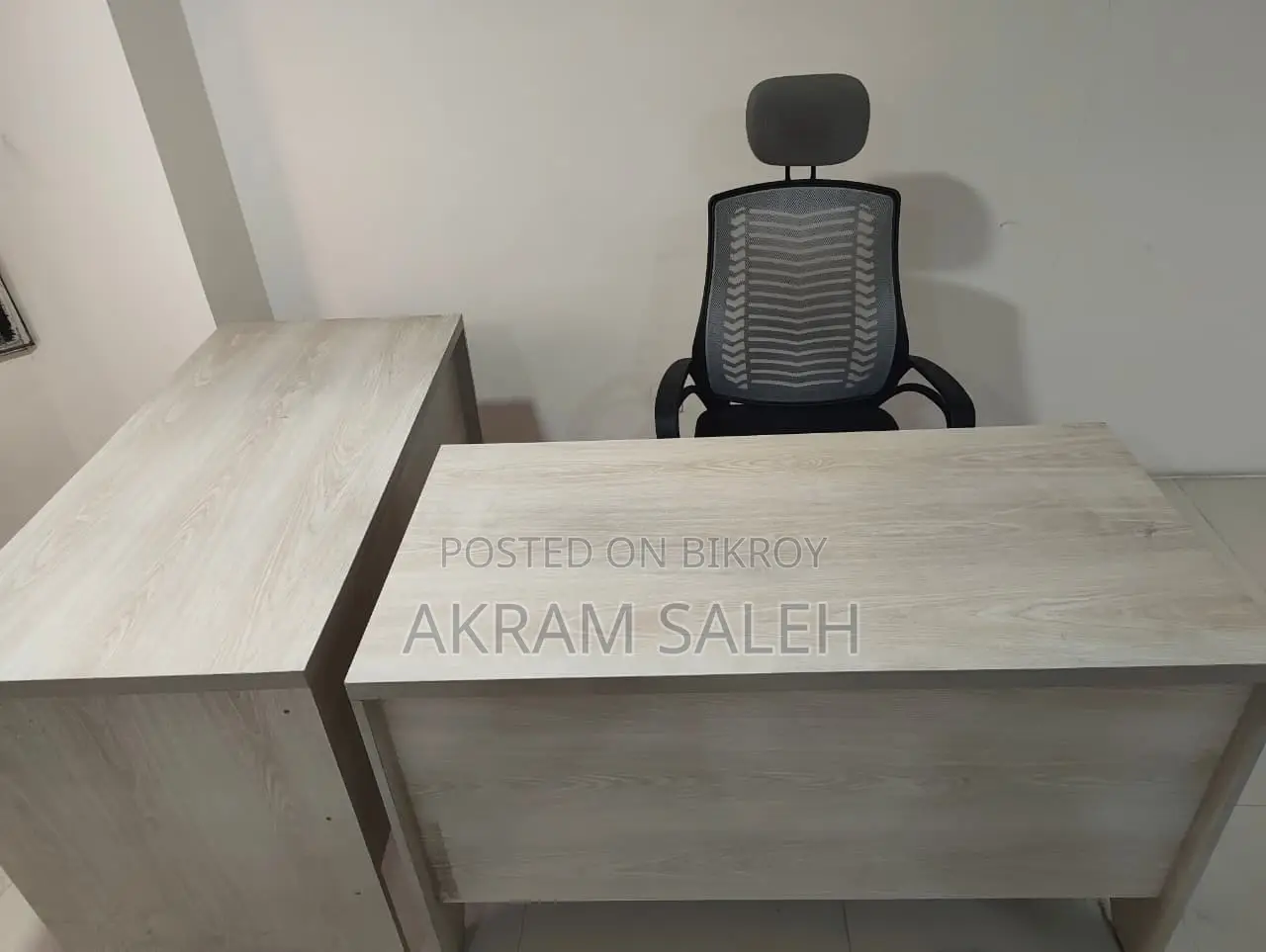 Office Desk and Cabinet