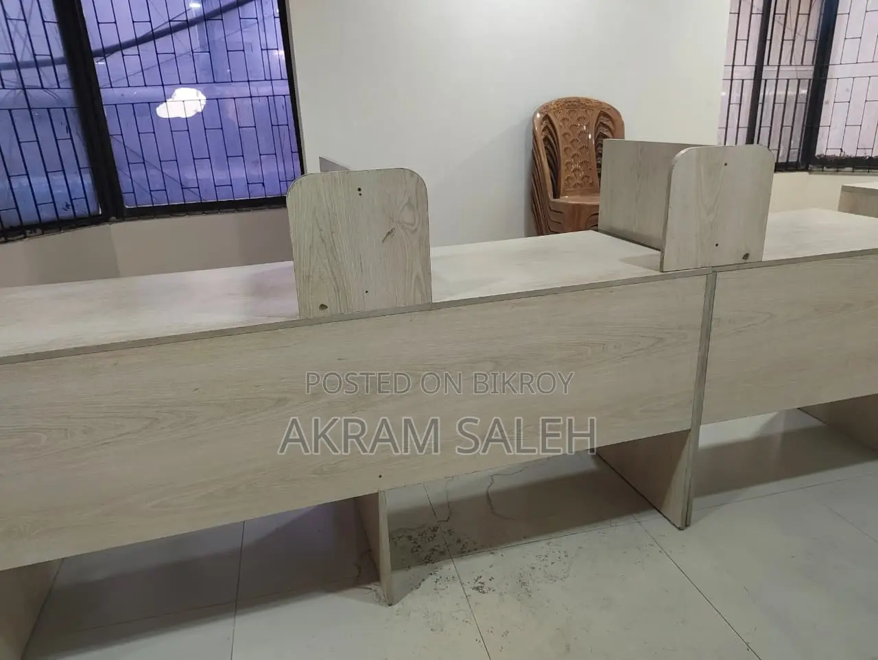 Office Desk and Cabinet