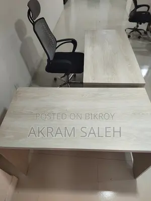 Office Desk and Cabinet