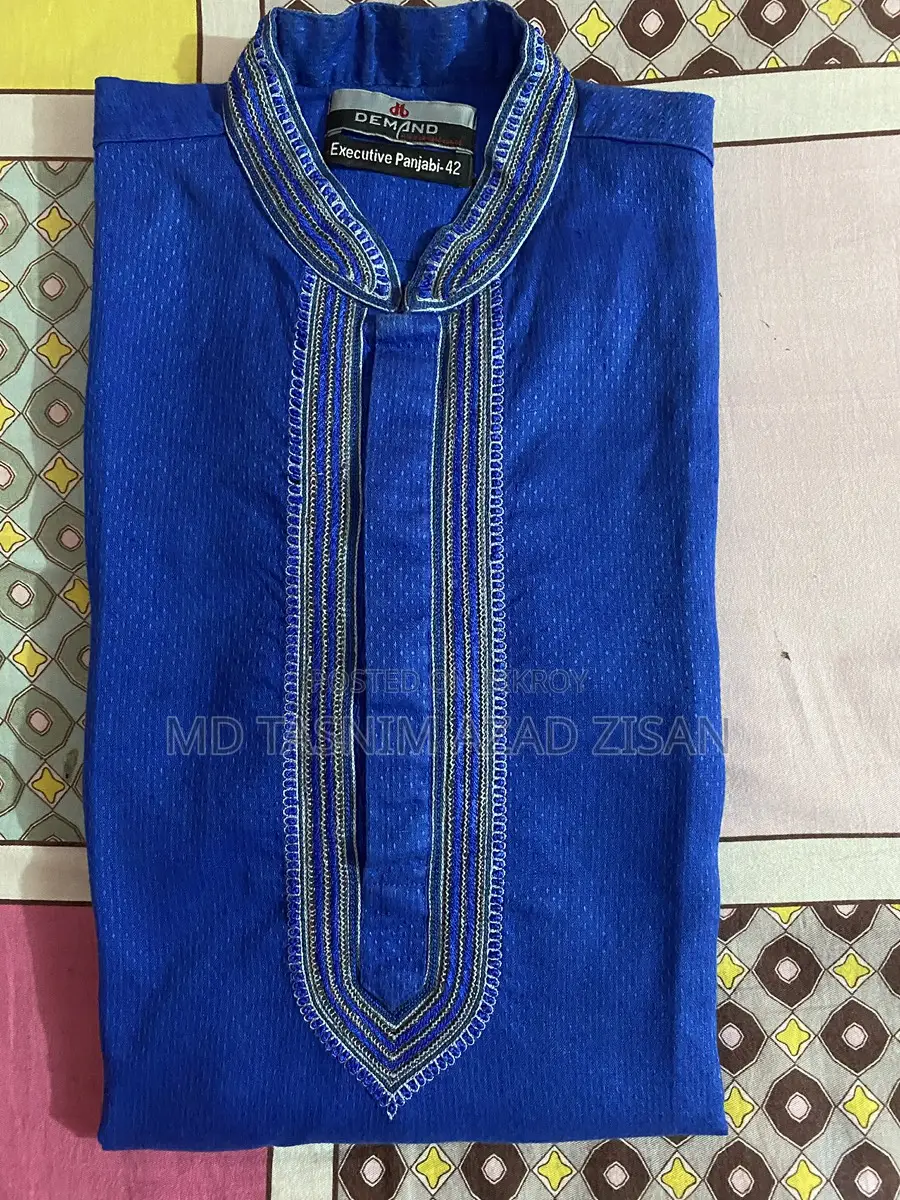 Royal Blue Premium Panjabi Size 42 – Eid Collection