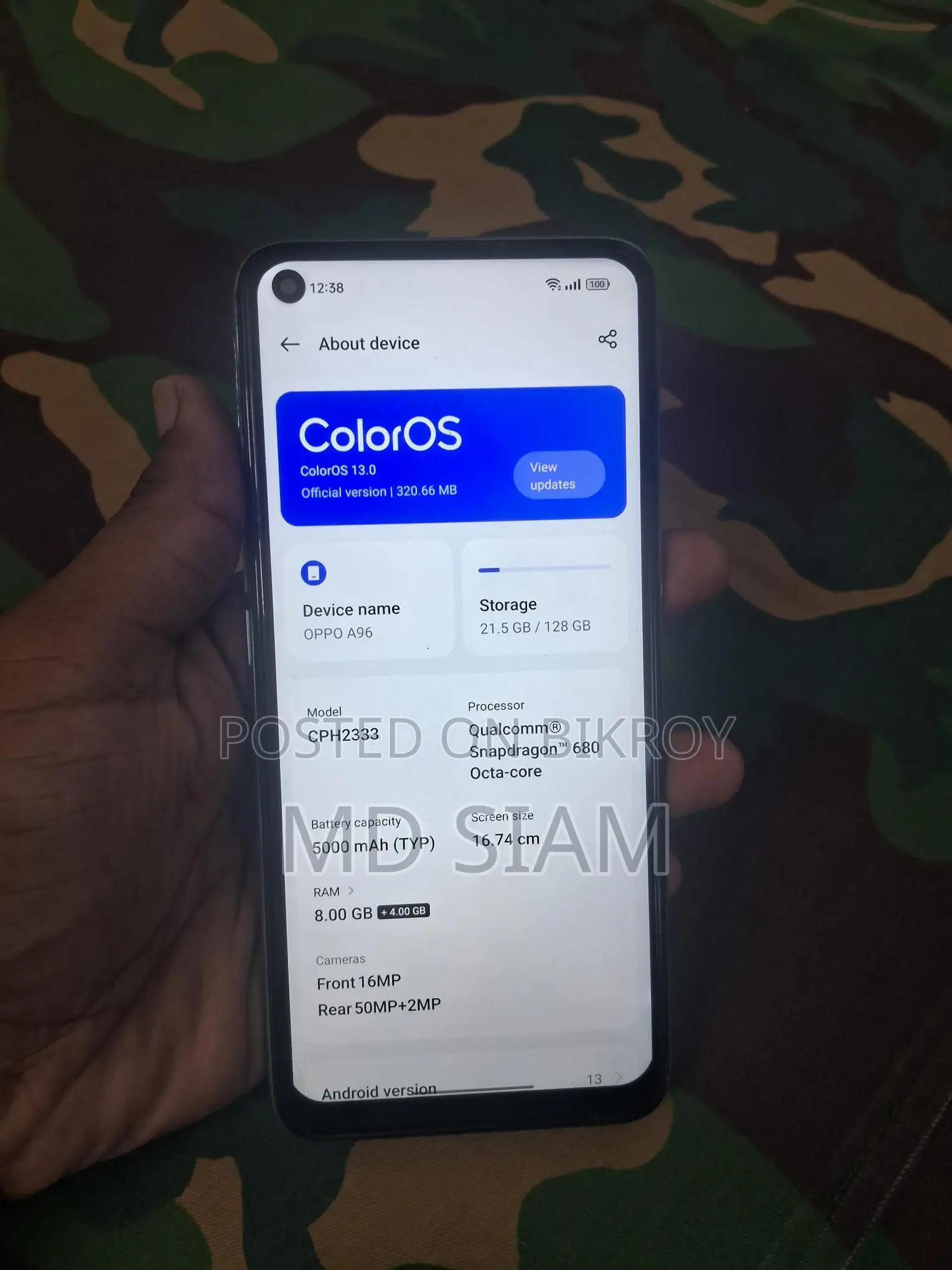 OPPO A96 (Used)