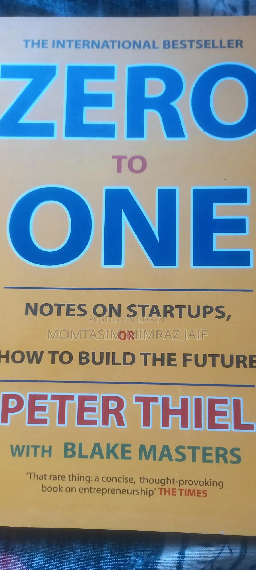 Zero To One Book