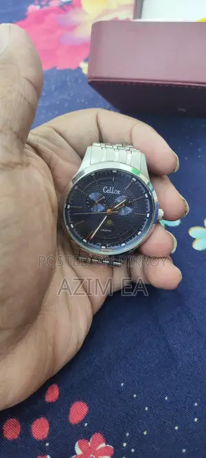 সেলক্স স্টেইনলেস স্টিল ব্লু ডায়াল