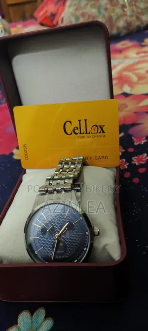 Cellox Stainless Steel Blue Dial