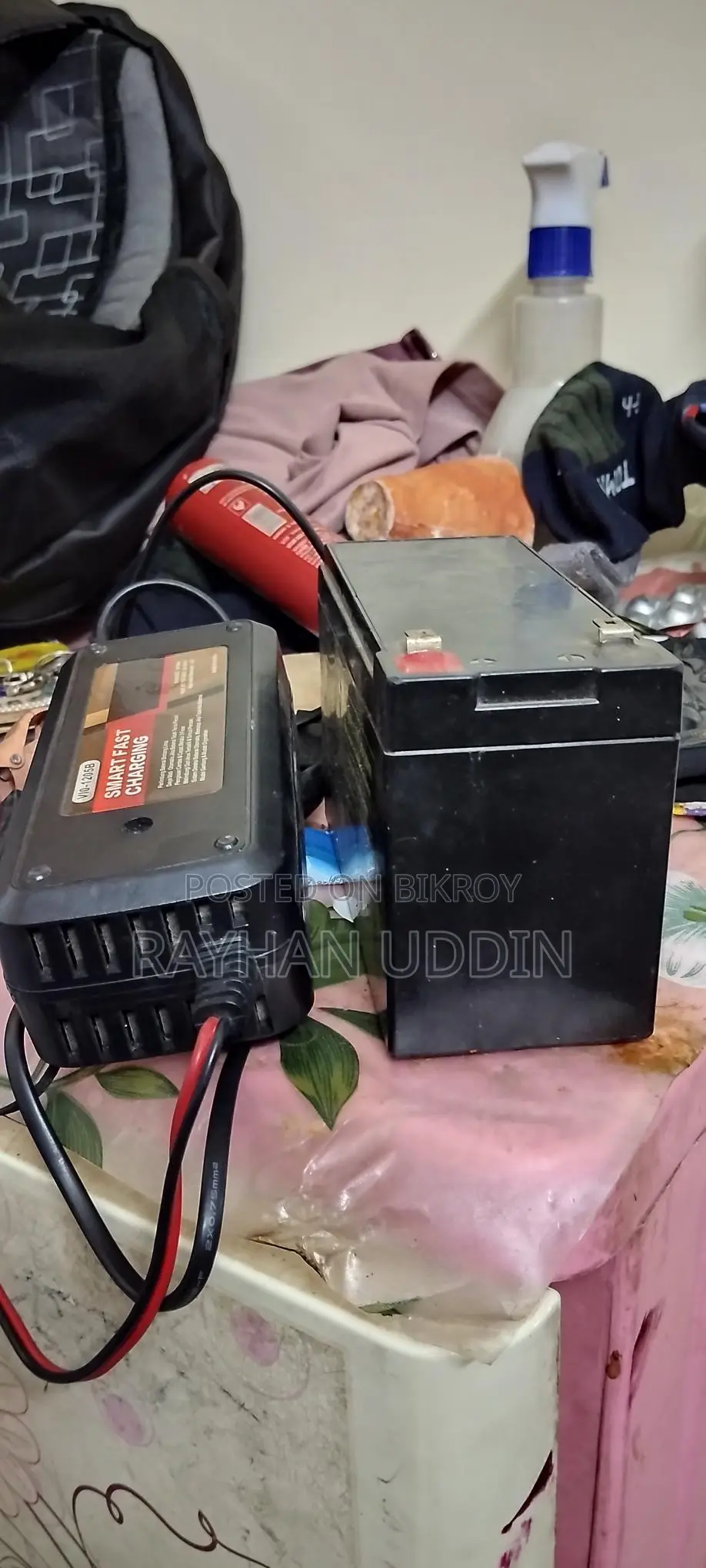 Battery with a Charger