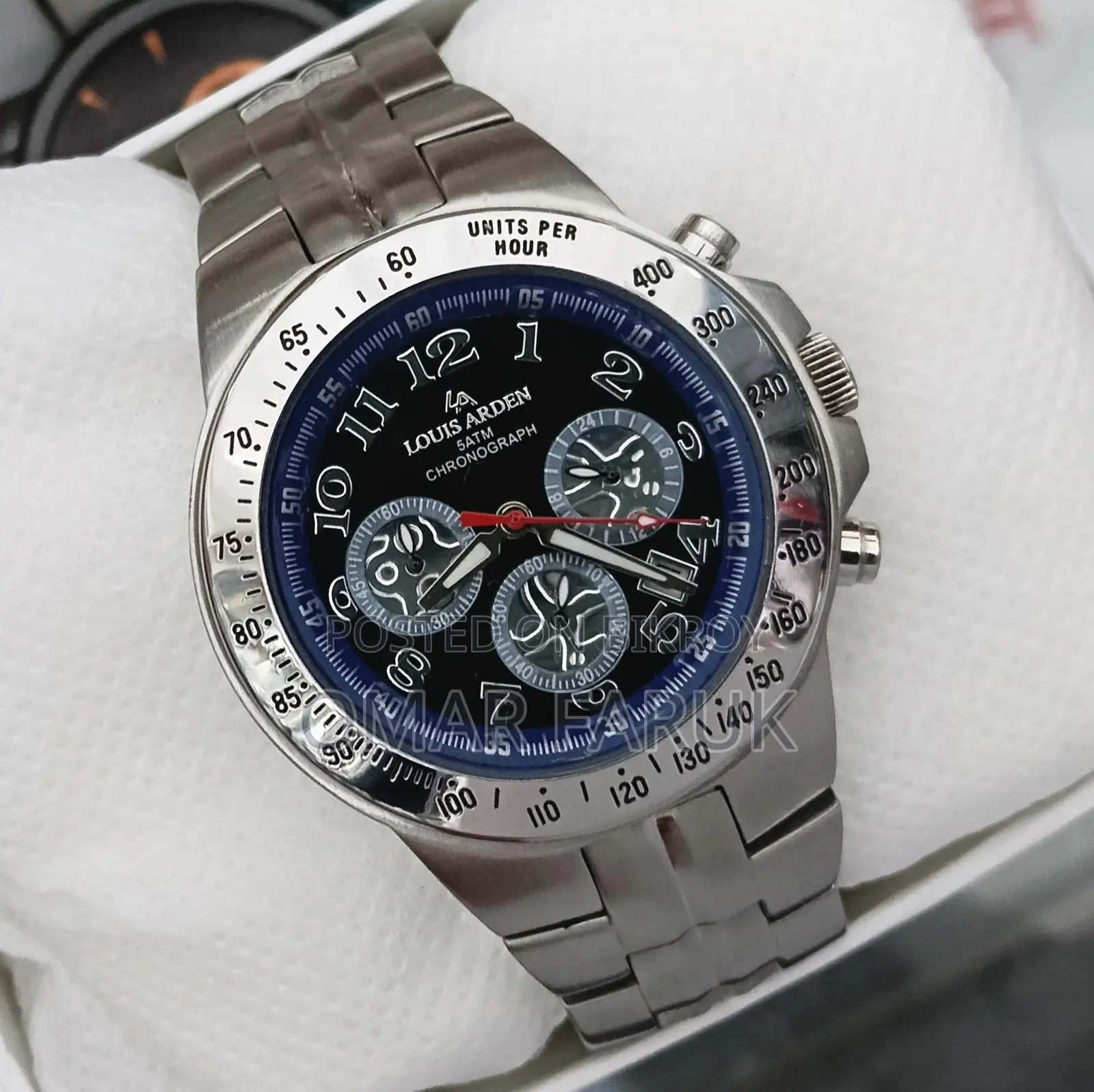 Louis Arden Chronograph Stainless Steel Watch – Original