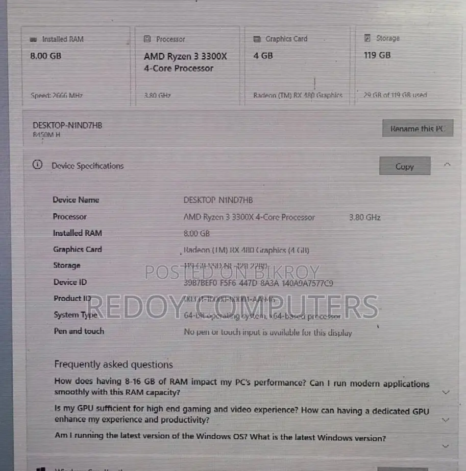 AMD Rayzen Gaming PC