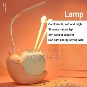 Rechargeable LED Table Light with Child Eye Protection