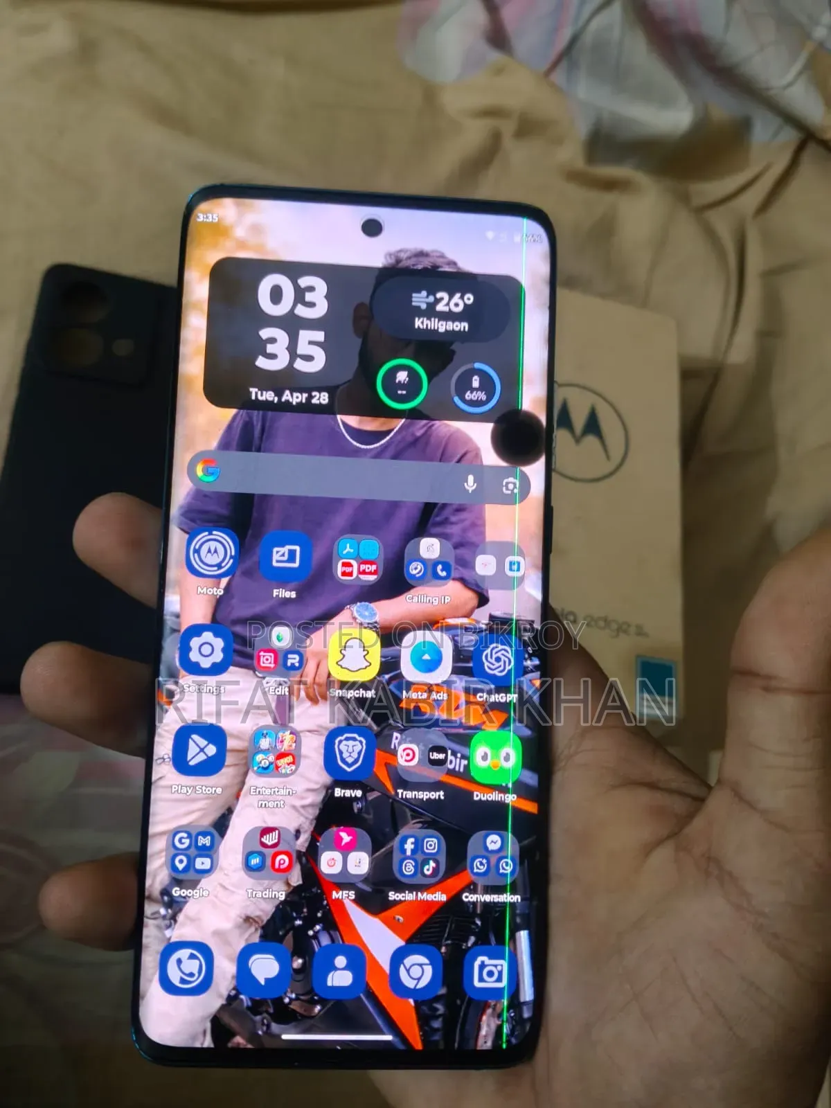 Motorola Edge 40 Neo 256 GB Blue
