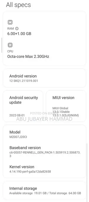 Xiaomi Poco X3 (Used)