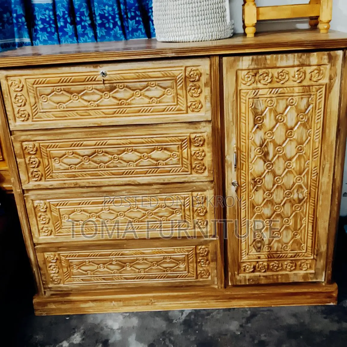 Chittagong Teak Wood Wardrobe